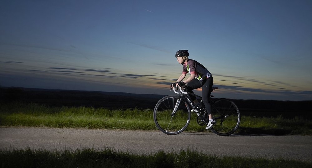 Image of road bike rider