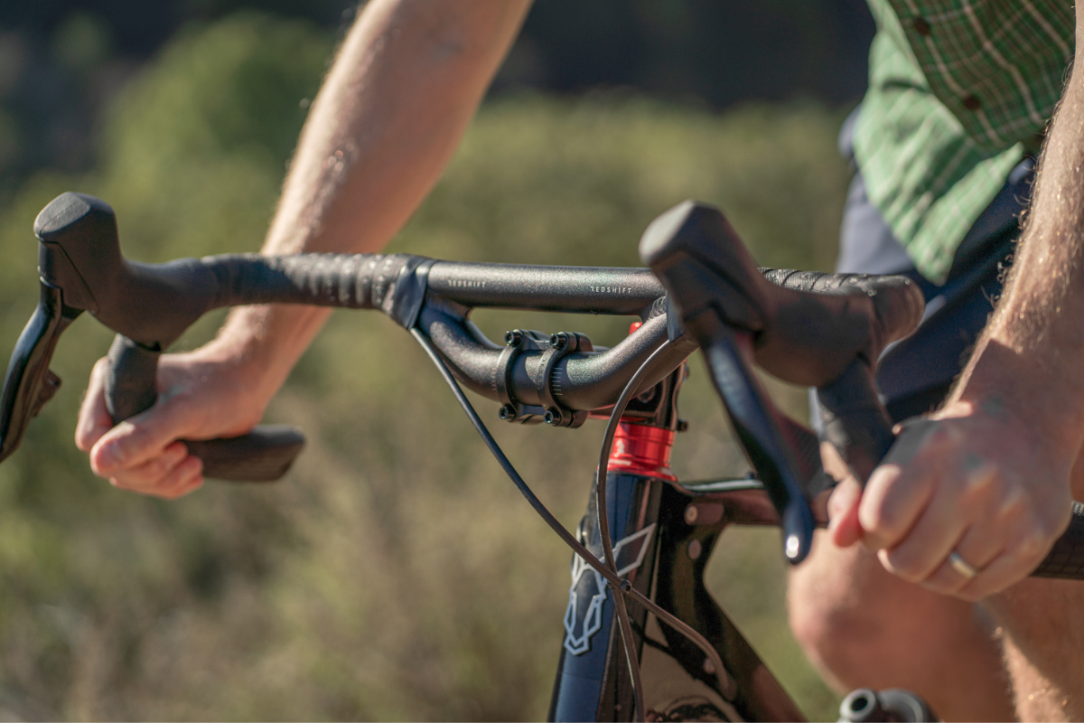 パーツ REDSIFT Top Shelf Handlebar System 50mm Top Shelf Handlebar | Flared Riser Drop Bar – Redshift Sports