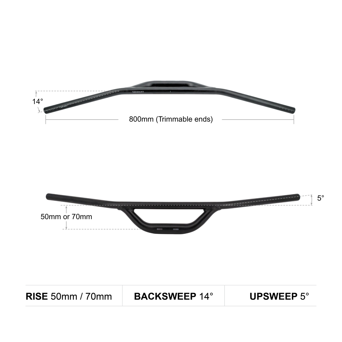 Top Shelf Flat Handlebar – Redshift Sports