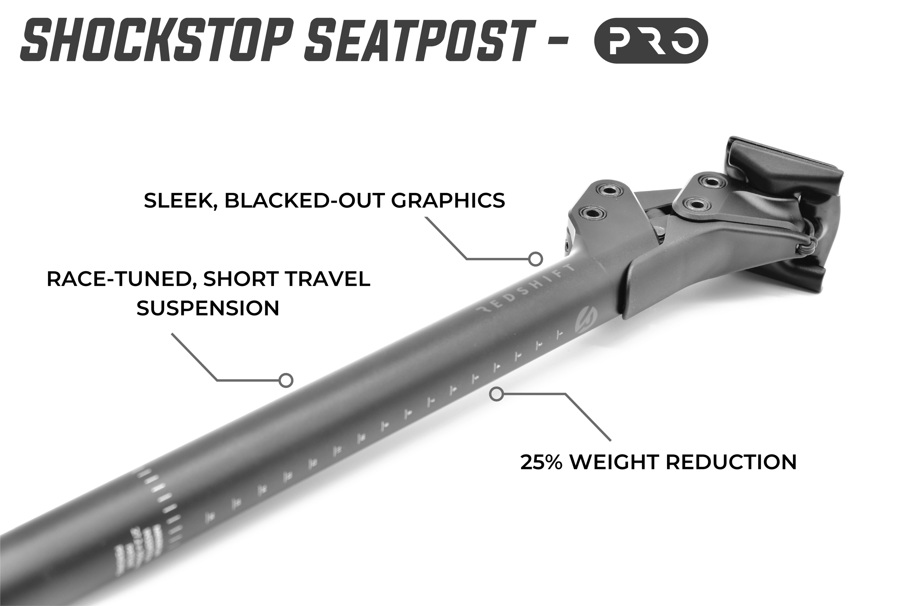 ShockStop PRO Race Suspension Seatpost Redshift Sports