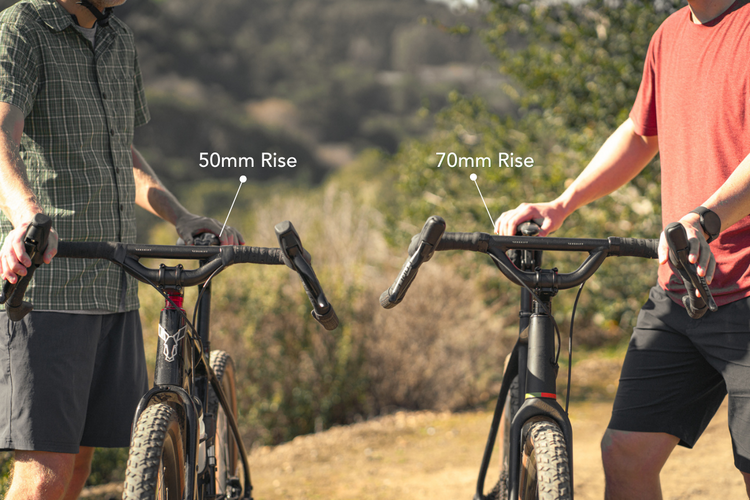 パーツ REDSIFT Top Shelf Handlebar System 50mm Top Shelf Handlebar | Flared Riser Drop Bar – Redshift Sports