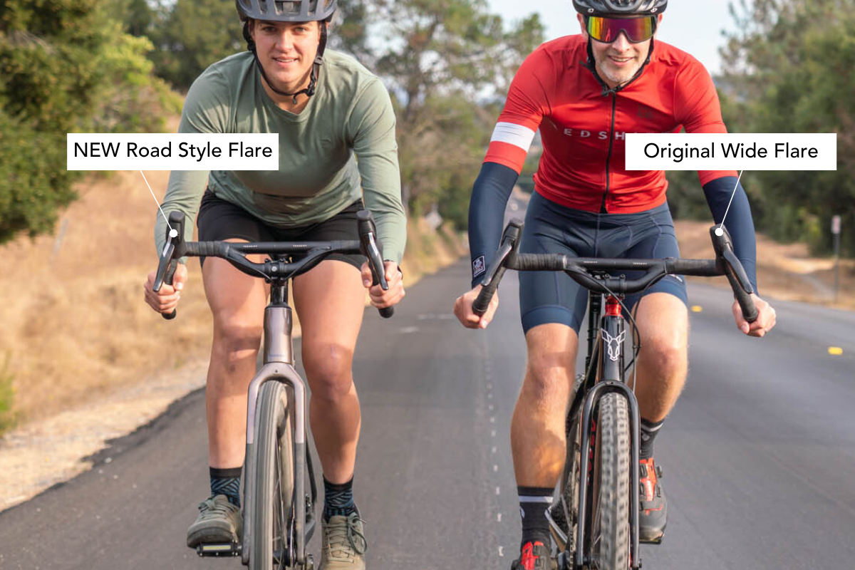Top Shelf Low-Flare Handlebar | Road Style Riser Drop Bar – Redshift Sports