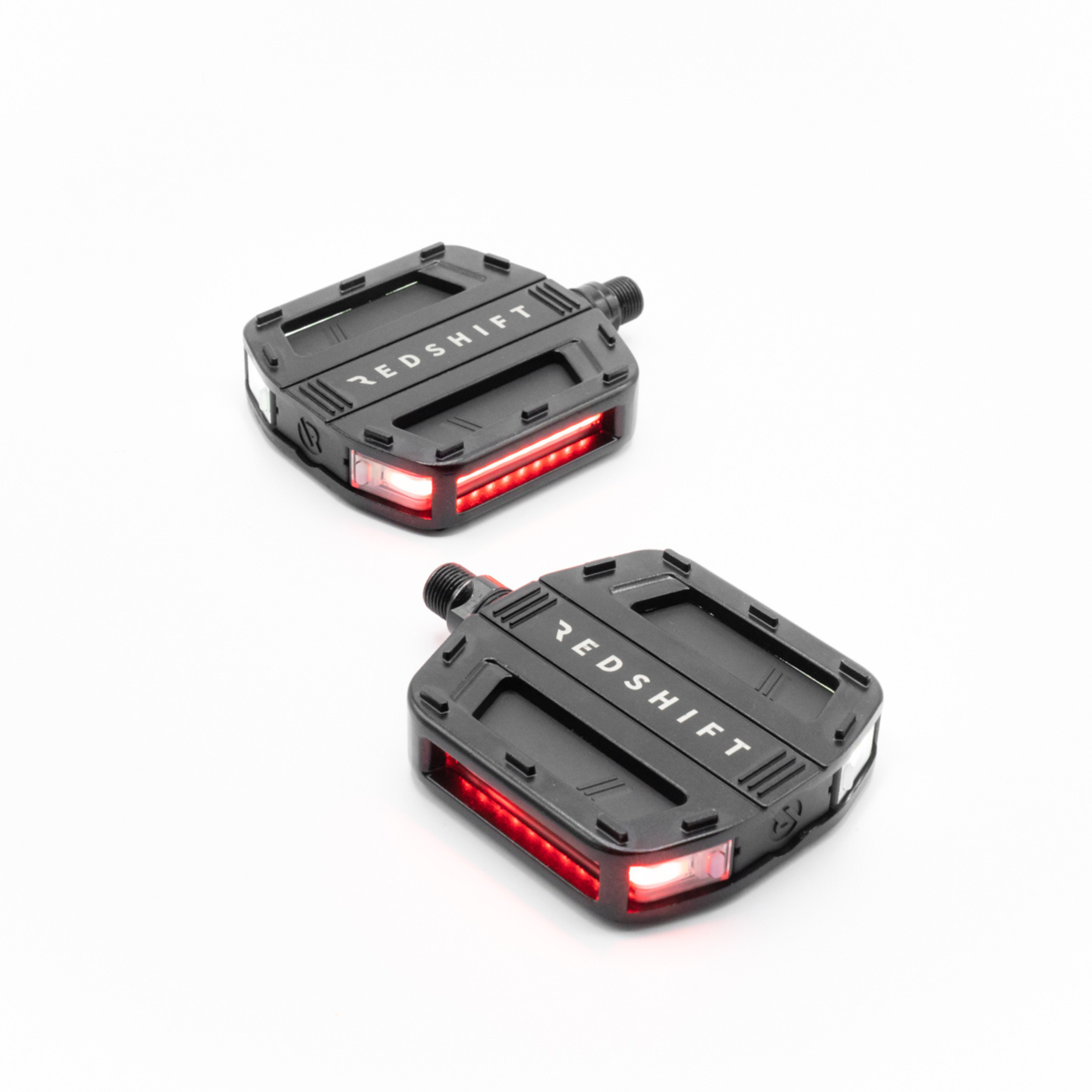 Redshift Sports Arclight Flat Pedals with Lights - Aluminum