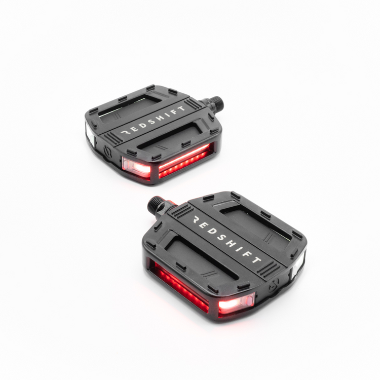 Smart LED Bike Light Pedals Arclight Pedals Redshift Sports