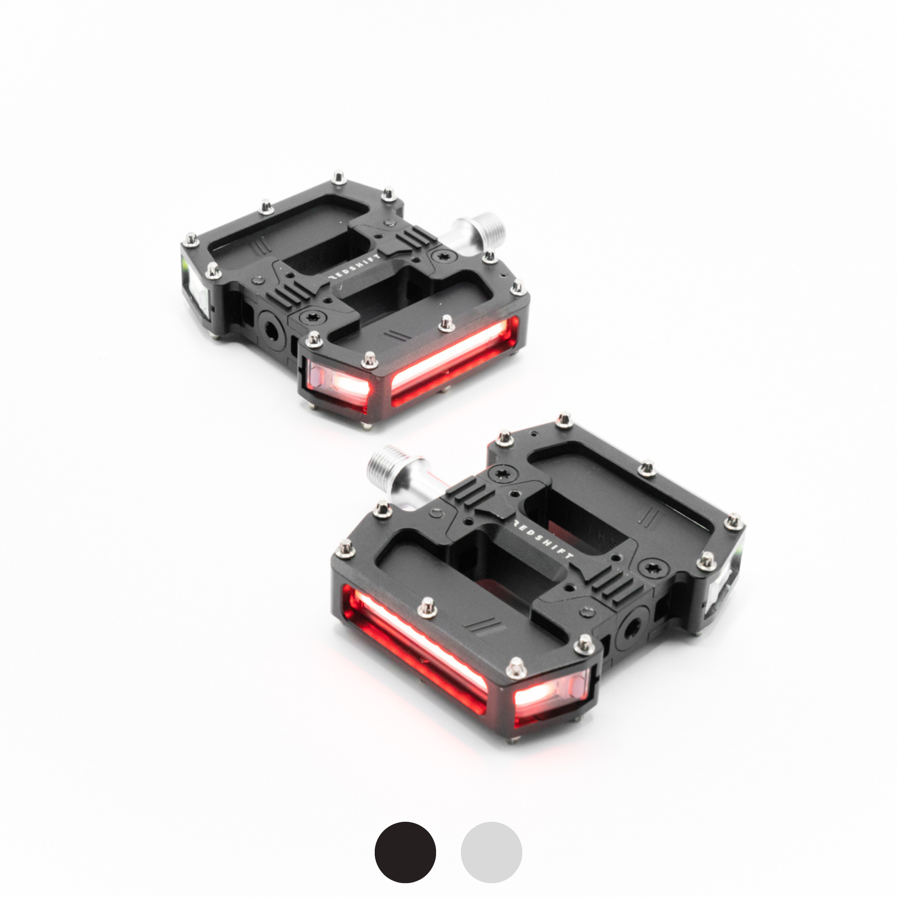 Redshift Arclight Smart LED フラットペダル 試着のみ Smart LED Bike Light Pedals | Arclight PRO Flat Pedals – Redshift