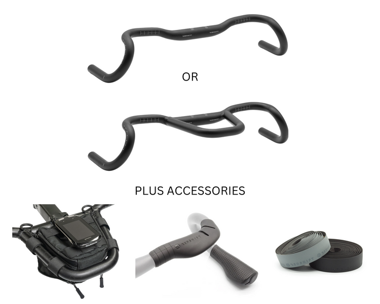 Gravel Bike Handlebars Flared Gravel Drop Bars Redshift Sports